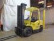 2001 Hyster H80xm 8000lb Pneumatic Forklift Diesel Lift Truck W/ 48 