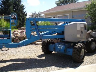 2001 Genie Z - 45/25ic Articulating Boom Lift 51 Ft Work Height Dual Fuel Engine photo