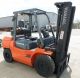 Toyota Model 7fgu35 (2003) 8000lbs Capacity Great Lpg Pneumatic Tire Forklift Forklifts photo 1