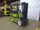 1995 Clark Cgc25 5000lb Smooth Non Marking Cushion Forklift Lpg Lift Truck Forklifts photo 1