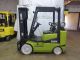 1995 Clark Cgc25 5000lb Smooth Non Marking Cushion Forklift Lpg Lift Truck Forklifts photo 3