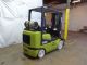 1995 Clark Cgc25 5000lb Smooth Non Marking Cushion Forklift Lpg Lift Truck Forklifts photo 5