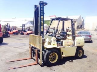 2000 Hyster Forklift 8000 Lb Capacity Pneumatic Tires photo