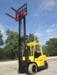 2005 Hyster H80xm Forklift Lift Truck Clear View Hi Lo Mast Lift 8000lb Capacity Forklifts photo 9