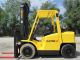 2005 Hyster H80xm Forklift Lift Truck Clear View Hi Lo Mast Lift 8000lb Capacity Forklifts photo 2