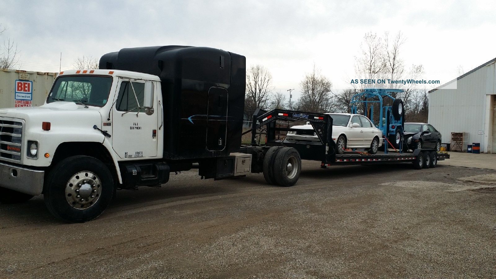 2012 40 Foot Triple Axle Lowboy Trailer