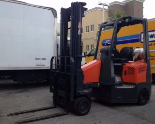 2013 Aisle Master 44s Narrow Aisle Articulated Forklift 4400 Lbs Side Shift photo