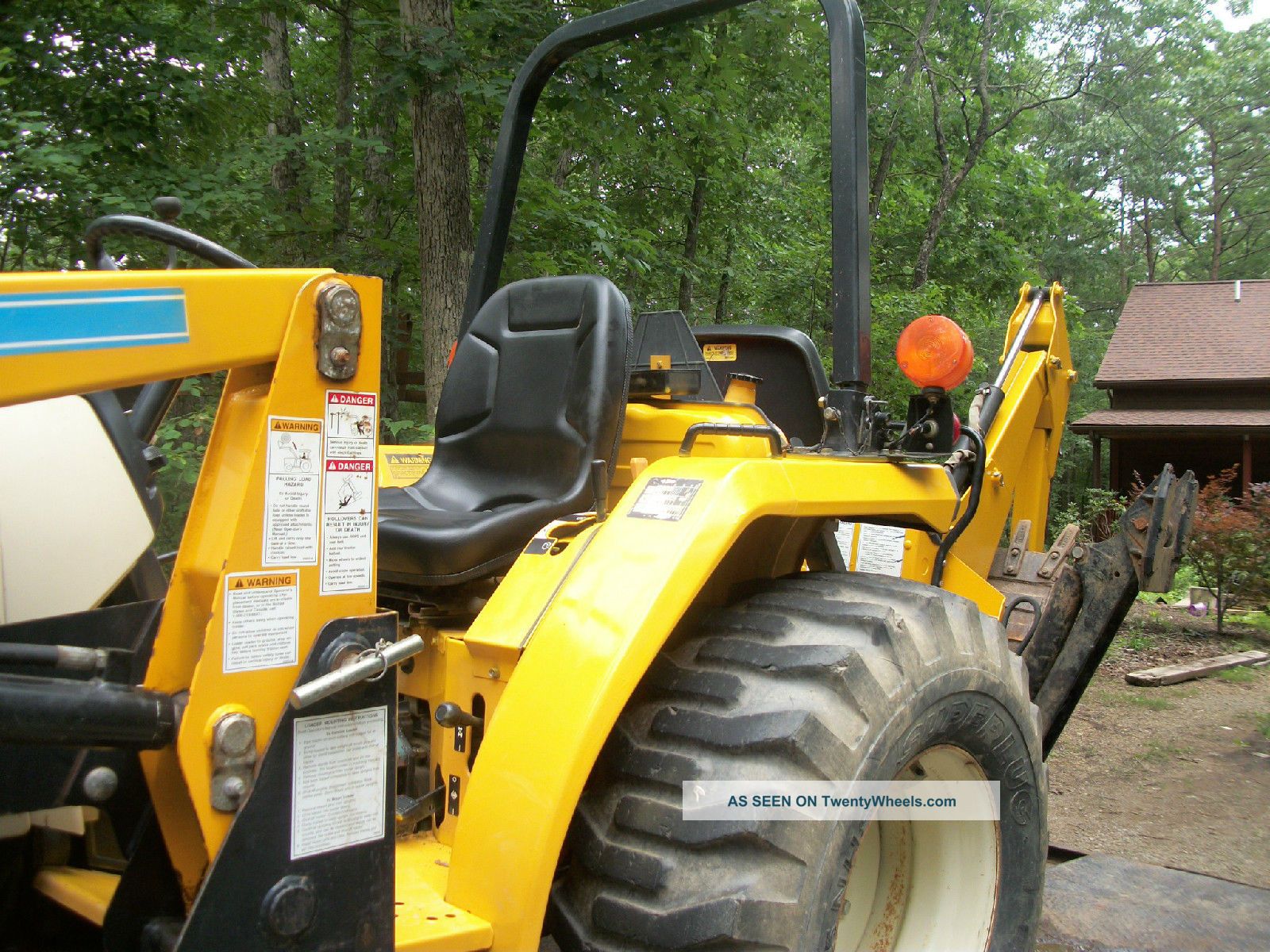 Cub Cadet Compact Tractor Model 7265 With Front Loader And Backhoe Tlb