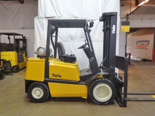 1999 Yale Glp065 6500lb Pneumatic Forklift Lpg Lift Truck Comparable To Hyster photo