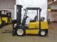 1999 Yale Glp065 6500lb Pneumatic Forklift Lpg Lift Truck Comparable To Hyster Forklifts photo 3