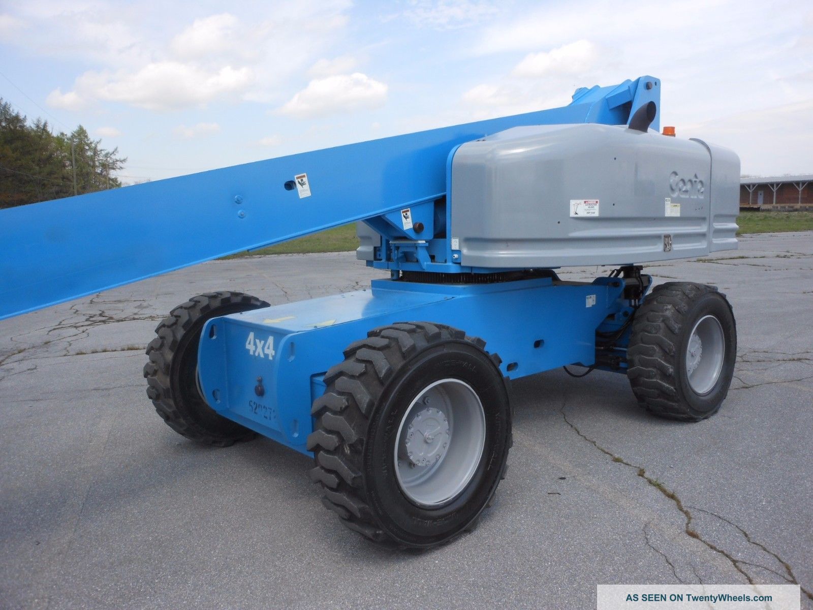 2004 Genie S80 Boom Lift Manlift Man Lift Aerial Straight Stick Boomlift