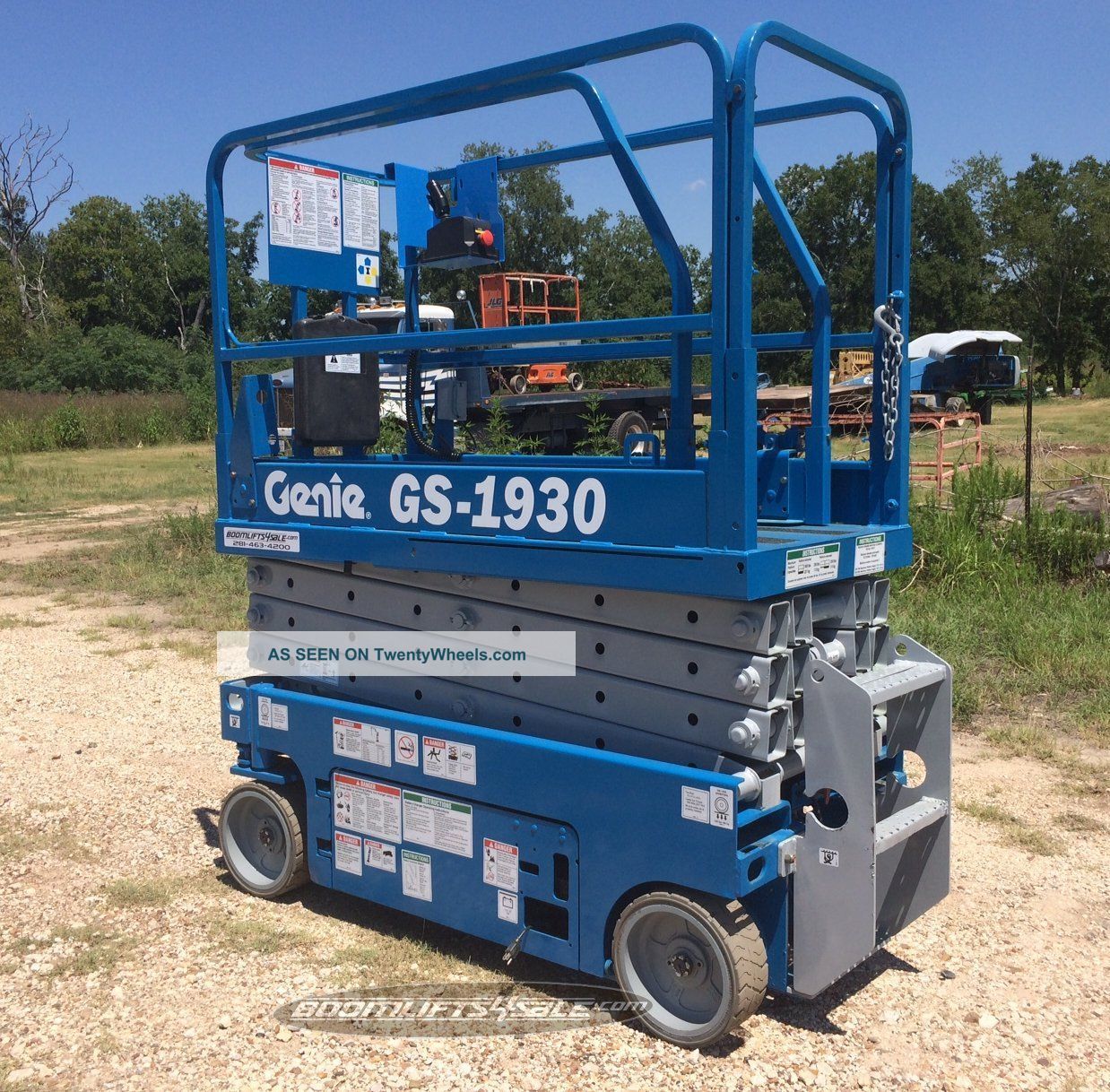 Genie Gs1930 19 ' Scissor Lift Boom Manlift Aerial Ie Jlg Skyjack