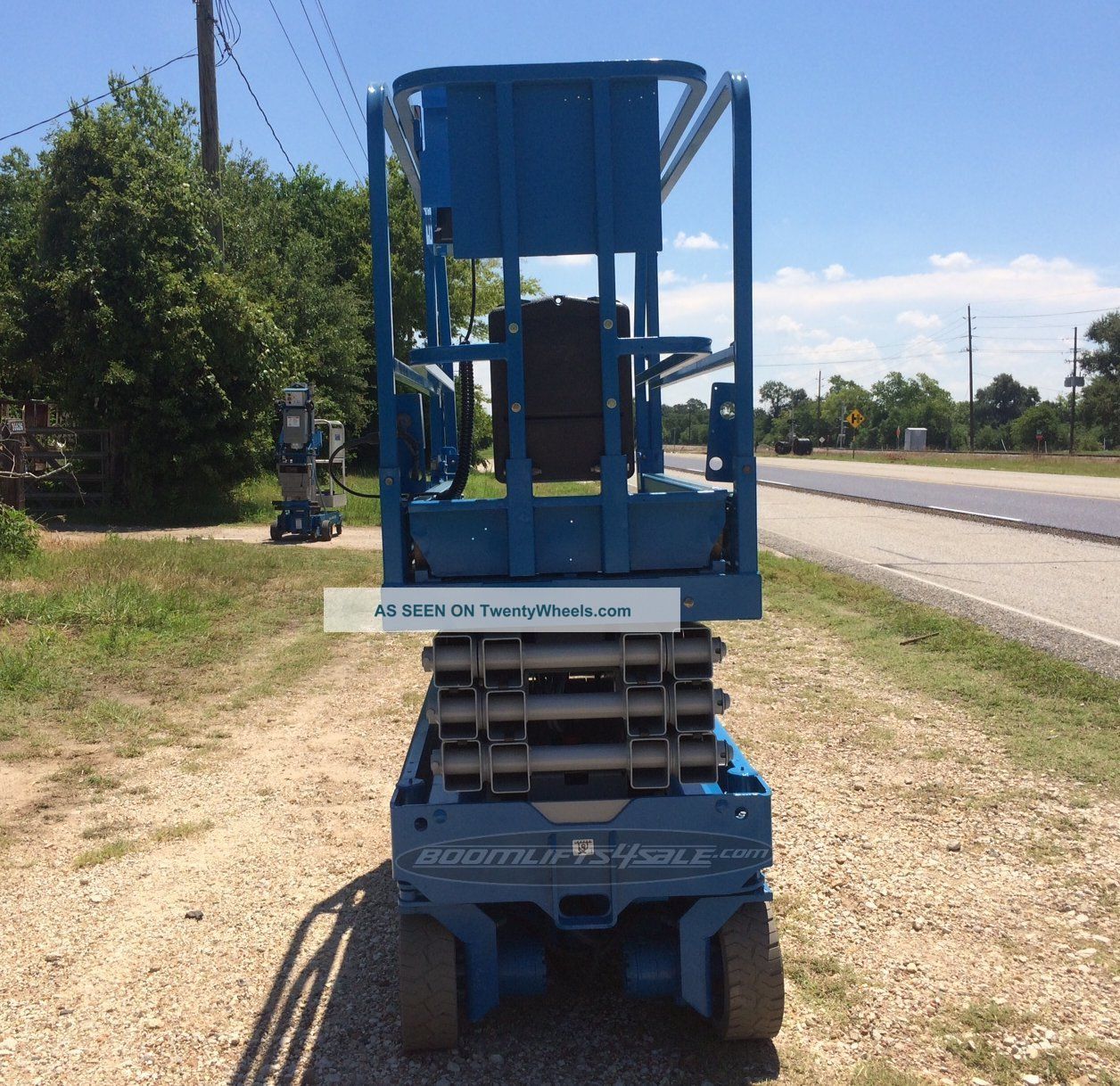 Genie Gs1930 19 ' Scissor Lift Boom Manlift Aerial Ie Jlg Skyjack