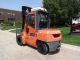 2005 Toyota 7fgku40 9000lb Dual Drive Pneumatic Forklift Gasoline Lift Truck Forklifts photo 6