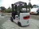 2007 Nissan Mcp1f2a25lv,  5,  000,  5000 Cushion Tired Forklift,  3 Stage,  Side Sft Forklifts photo 3