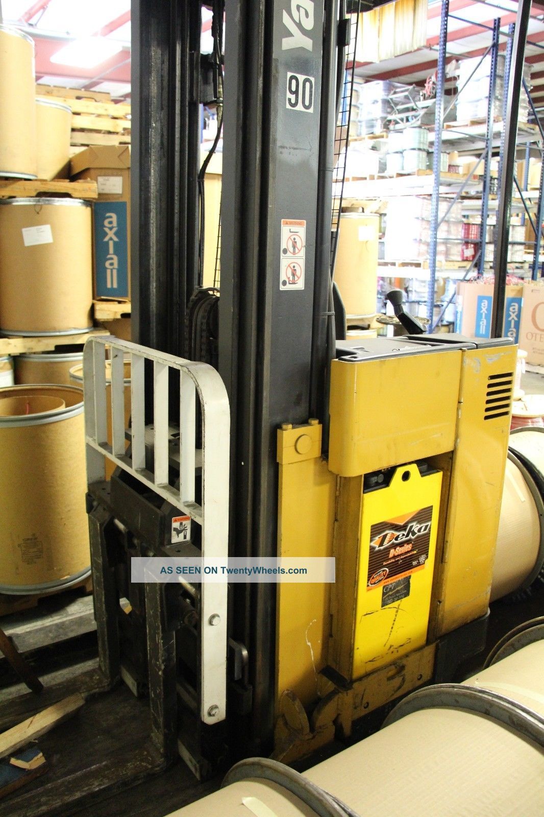 Yale Electric Forklift Stand - Up Rider Forklifts photo