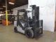 2008 Nissan Pf60 6000lb Pneumatic Forkift Lpg Fuel Lift Truck Cab With Heat Forklifts photo 1