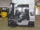 2008 Nissan Pf60 6000lb Pneumatic Forkift Lpg Fuel Lift Truck Cab With Heat Forklifts photo 3