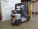 2008 Nissan Pf60 6000lb Pneumatic Forkift Lpg Fuel Lift Truck Cab With Heat Forklifts photo 6