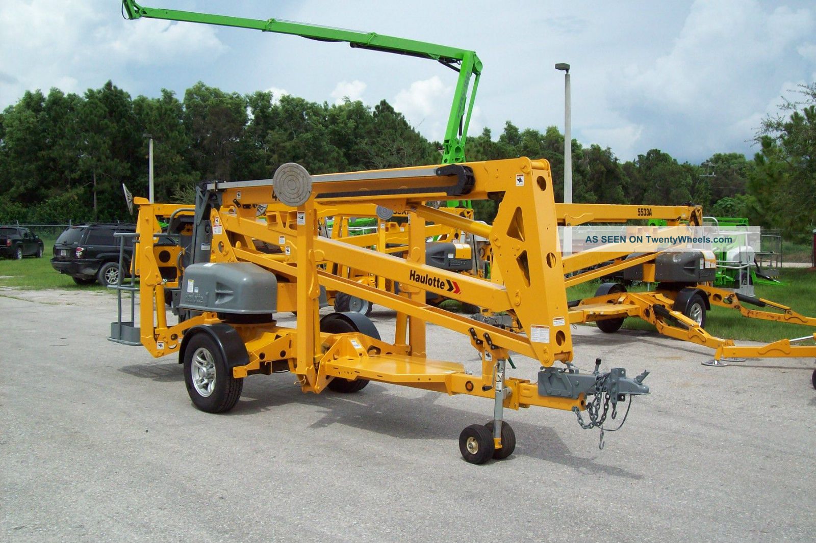 Biljax 4527a towable articulating lift