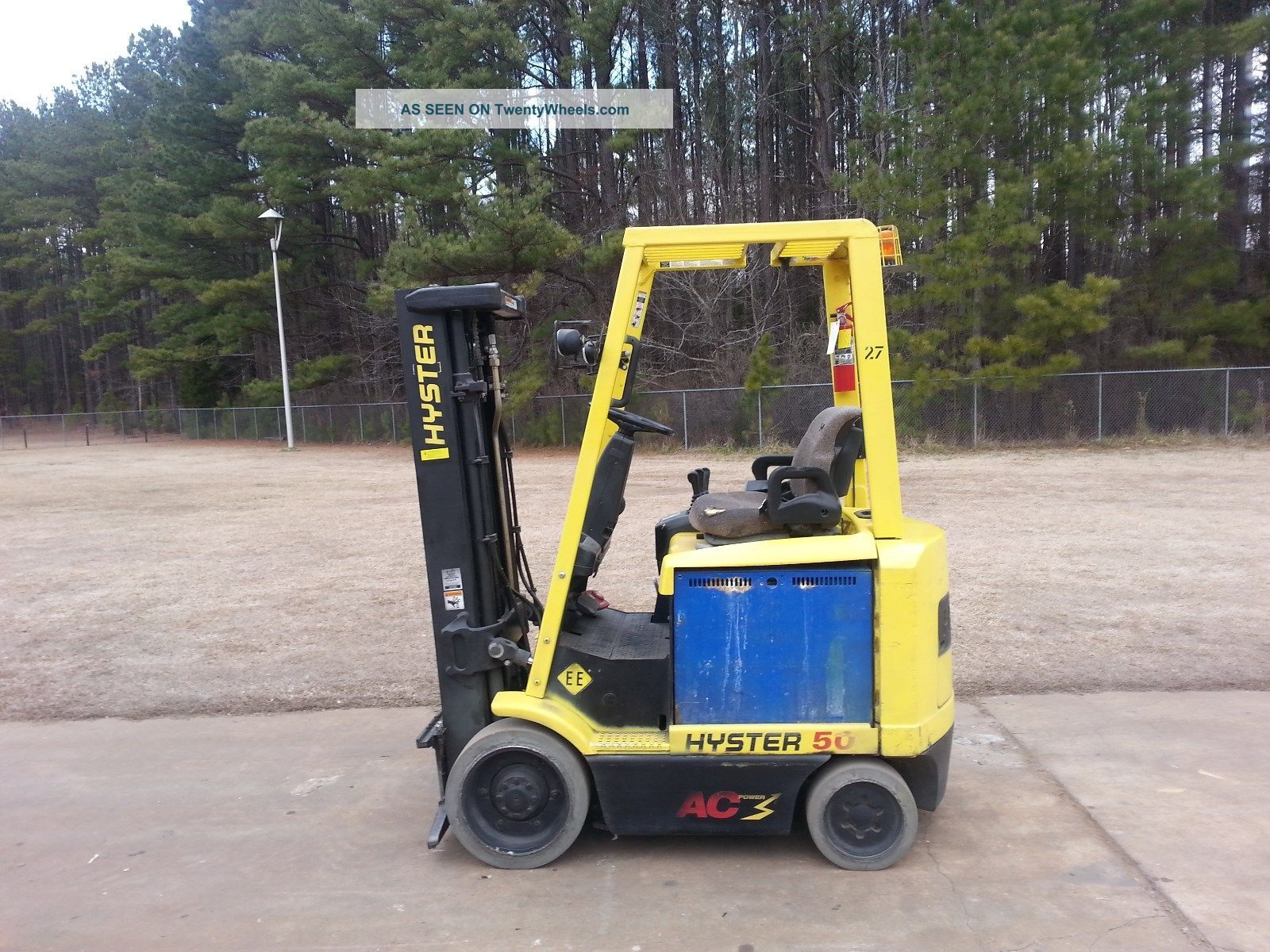 Hyster E50z 4 - Wheel Ee Electric Forklift Truck W/4 - Way,  189 