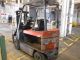 2008 Toyota Electric Forklift - Side Shift - 2 Stage Mast - Chassis Only - 7000 Forklifts photo 4