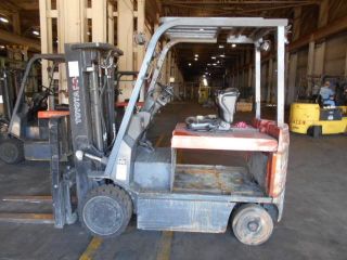 Toyota Electric 7fbcu35 Heavy Duty Forklift - 3 Stage Mast With Side Shift,  Good photo