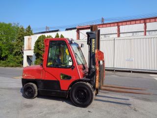 Hyster H120xm 12,  000 Lbs Pneumatic Forklift - Enclosed Heated Cab - Lift Truck photo