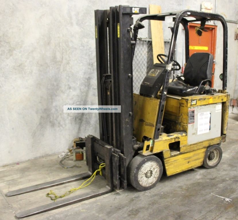 Cat Electric Forklift 3000 Lb Multi Stage