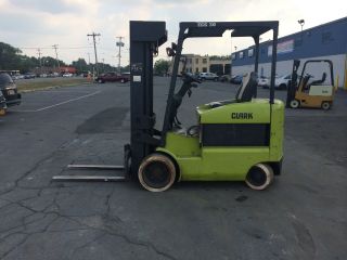 Clark 6000lb Cap.  Electric Forklift 42 