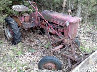 1930 International Harvester F - - Cub Tractor W/sicle Mower And Single Plow Nr photo
