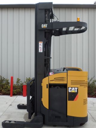 Caterpillar Model Nr4500p (2004) 4500lbs Capacity Great Reach Electric Forklift photo