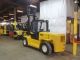 2006 Yale Gdp155 15500lb Dual Drive Pneumatic Forklift W/ Cab Diesel Lift Truck Forklifts photo 2