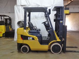 2010 Caterpillar Cat 2c5000 5000lb Smooth Cushion Forklift Lpg Fuel Lift Truck photo