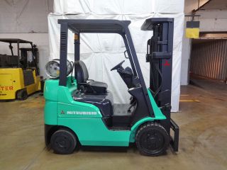 2007 Mitsubishi Fgc20n 4000lb Cushion Forklift Lpg Fuel Lift Truck photo