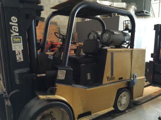 Yale 15000 Lb Glc - 150 Forklift Lift Truck 7 Feet Forks photo