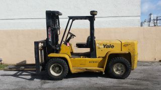 Yale Forklift15,  500lbs Diesel Power Big Tires Tripple Stage & S.  Shift. photo