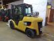 2010 Caterpillar P12000 12000lb Pneumatic Forklift Lpg Lift Truck Cab W/ Heat Forklifts photo 4