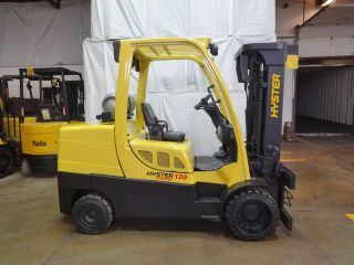 2011 Hyster S120ft 12000lb Cushion Forklift Lpg Lift Truck Hi Lo 85 