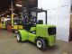 1999 Clark Cgp40 8000lb Dual Drive Pneumatic Forklift Diesel Lift Truck Forklifts photo 4