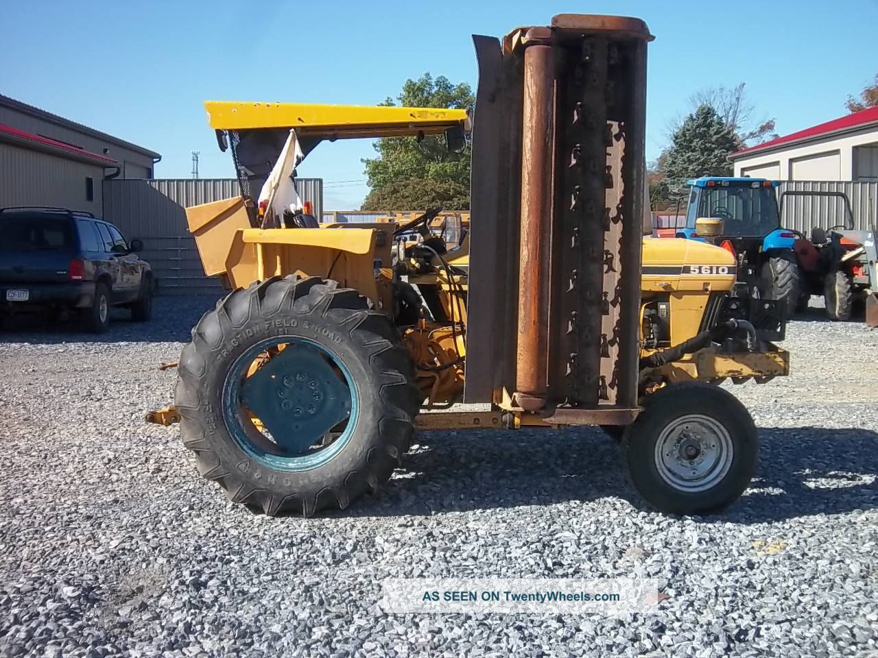1989 Ford 5610 W/alamo Vf74 Side Mower Tractors photo