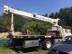 84 Ford F - 800 18 ' Flat Bed National 455 65 ' Sheave Ht 3 Stage Hyd Crane Truck Cranes photo 1