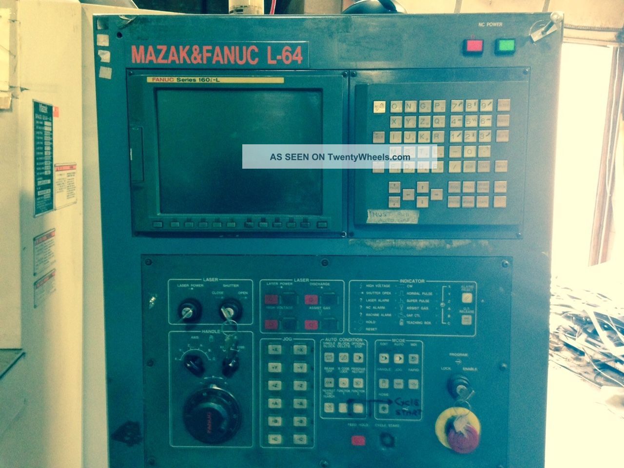 Mazak Laser Space Gear Sg48 Fanuc 160ila Other Heavy Equipment photo