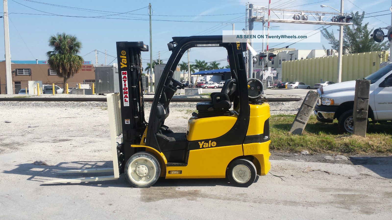 2013 Yale Forklift Glc050vx One Owner All Tripp Mast Side Shift F/p Forklifts photo