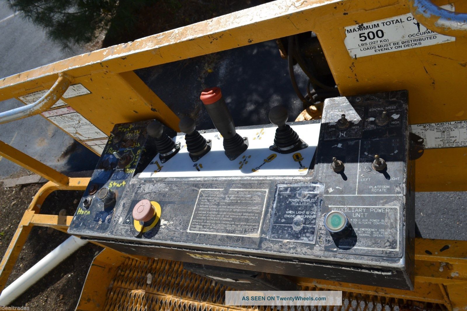 Grove Amz86xt 80/86 Ft 4x4x4 Articulated Knuckle Boom Man Lift Aerial