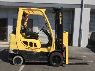 2009 Hyster S60ft 6,  000 Lb Cushion Tire Propane Forklift - Click For Video photo