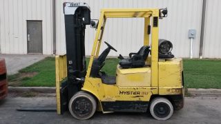 2005 Hyster 8000 Lb Forklift 3 Stage Mast Sideshift Lp Hilo Only 9400 Hours photo