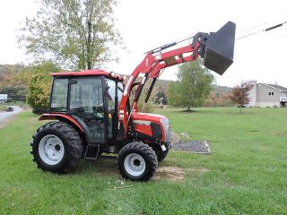 2011 Mccormick Ct55u Compact Tractor Cab Heat Air Loader Skid Steer Quick Attach photo