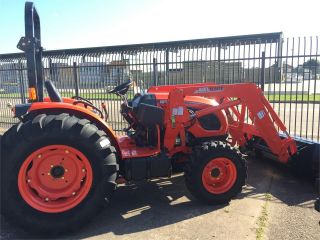 2015 Kioti Tractor Dk4510 Hsb With Front End Loader.  45 Horsepower photo
