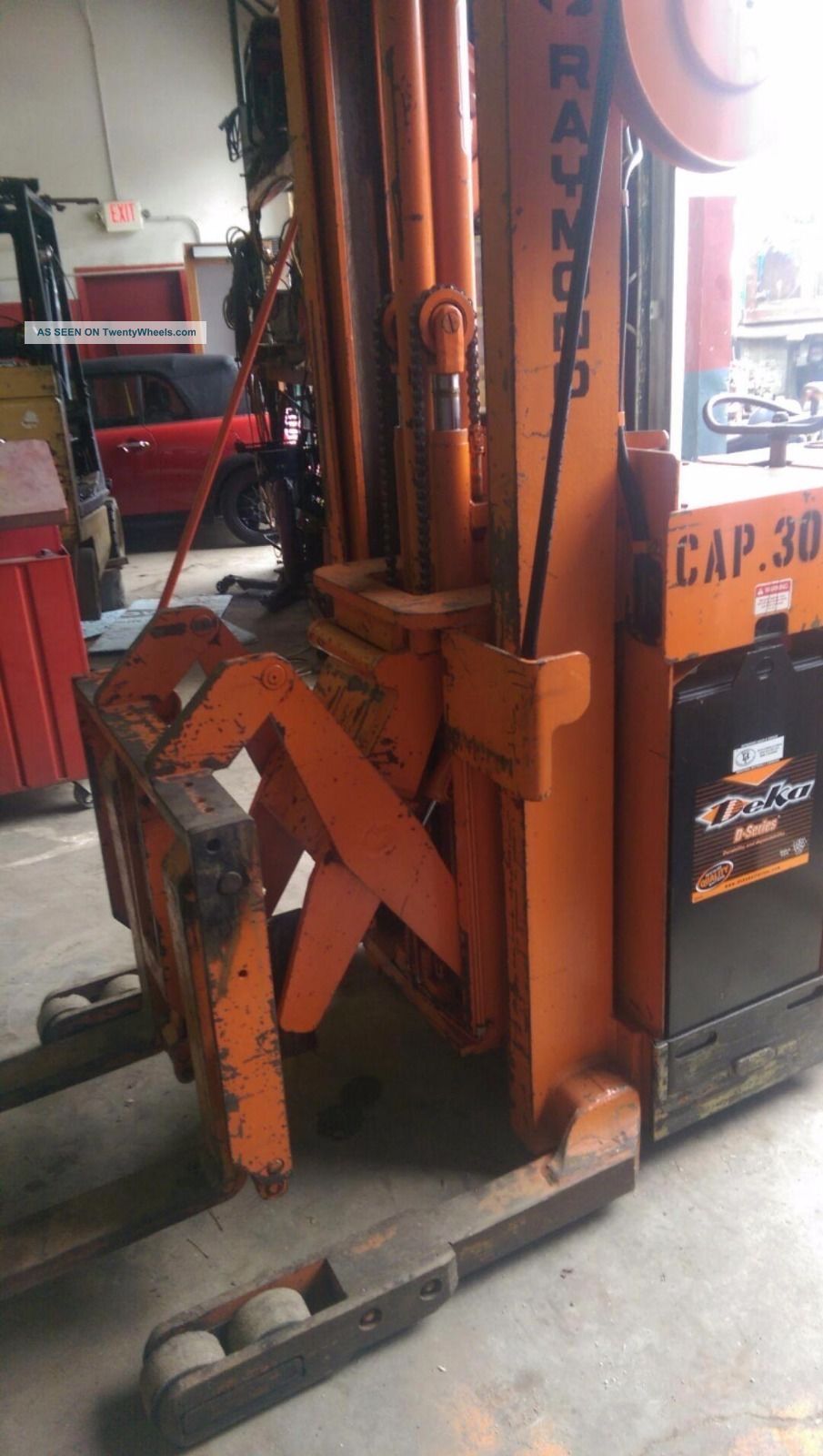 Raymond Forklift 20r30tt Lift Capacity 3000 Pounds